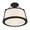 Nuvo Fixture, Semi Flush, 3-Lght, Incandescent, 60W, 120V, A19, Medium Base, Weight: 7.93 60/6998 - alternate 2